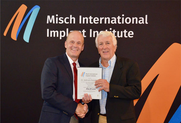 Dr. Gabriel A Chamblin graduates from The Misch Implant Institute